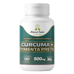 Cúrcuma + Pimenta Preta – Poder Natural Anti-inflamatório
