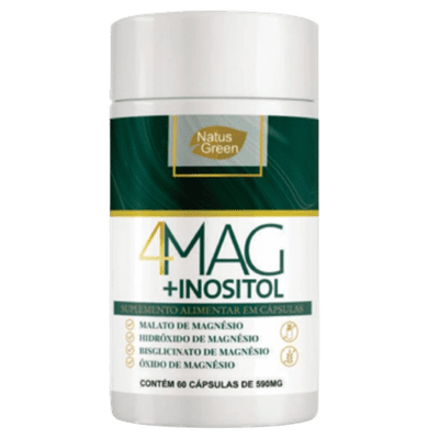 4Mag + Inositol – Equilíbrio, Energia e Saúde Emocional em Uma Fórmula Completa