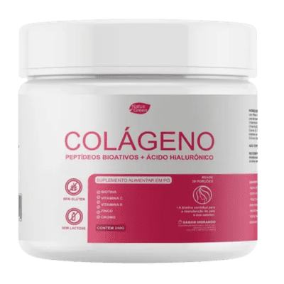 COLÁGENO – firmeza da pele, saúde das articulações, fortalecimento de unhas e cabelos